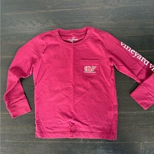 Vineyard Vines Kids football Long Sleeve Shirt